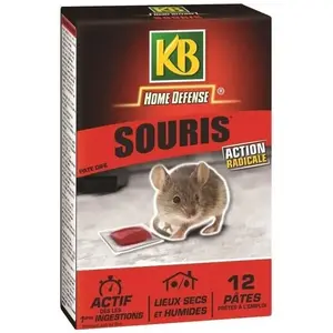 Comparateur de prix : KB HOME DEFENSE - Souris pâte 12x10g