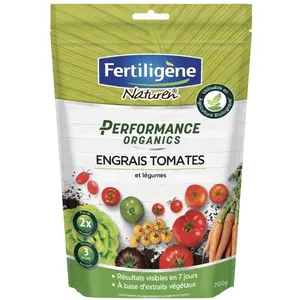 Comparateur de prix : FERTILIGENE Engrais Tomates et Légumes Performance Organics - 700g
