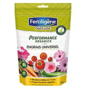 Comparateur de prix : FERTILIGENE Engrais Performance Organics Universel - 700 g