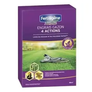 Comparateur de prix : FERTILIGENE Engrais Gazon 4 Actions - 2,45 kg