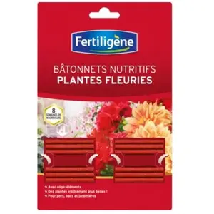 Comparateur de prix : FERTILIGENE Batonnets Nutritifs Plantes Fleuries - 40 Batonnets TU