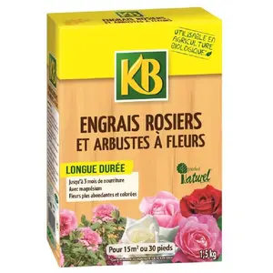 Comparateur de prix : KB UAB Engrais rosiers bio - 1,5 kg