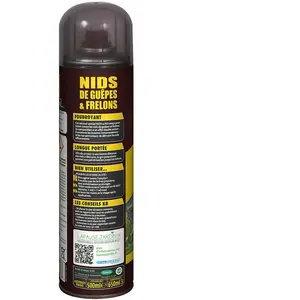 Comparateur de prix : KB Nids de guêpes et frelons Aérosol - 500 ml