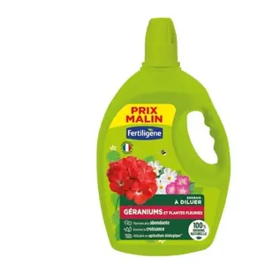 Fertiligène Engrais géraniums et plantes fleuries uab 2.5 l - Fertiligene pas cher