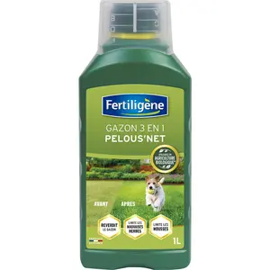 Fertiligène Engrais gazon liquide 3 en 1 Pelous'net 1L pas cher