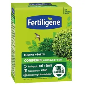 Comparateur de prix : Fertiligène Fertiligene - Engrais conifères bambou buis uab 650 g