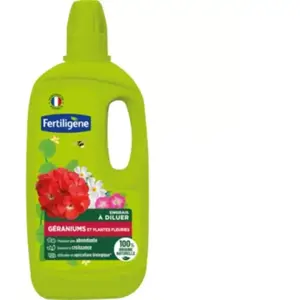 Engrais à diluer géraniums et plantes fleuries Fertiligène 750ml pas cher