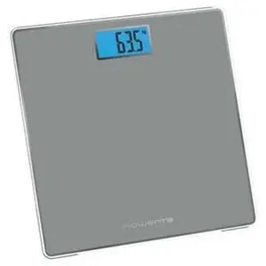 Rowenta Balance Numérique de Salle de Bain BS1500V0 CLASSIC Verre trempé Argent pas cher