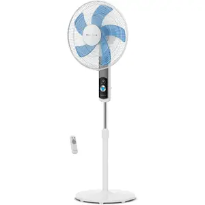 Comparateur de prix : Rowenta Turbo Silence, Ventilateur sur pied, Silencieux, Puissant, Design durable, Écoénergétique, Timer 12h VU5650F0, Blanc