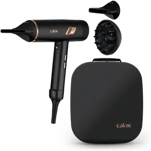 Comparateur de prix : Seche-cheveux Calor Maestria Ultra-leger CV9920C3 Noir et Or Rose