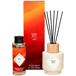 MY JOLIE CANDLE - Bouquet Parfumé ambre doré Diffuseurs et parfums d'i... pas cher