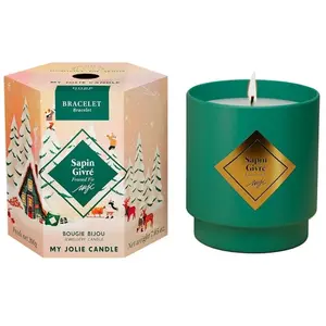 My Jolie Candle - Bougie Bijou Sapin Givré 200g pas cher
