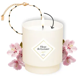 MY JOLIE CANDLE - Bougie bijoux essentielles fleur de cerisier bracele... pas cher