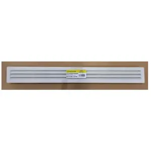 Grille d'aération PVC Autogyre à persiennes avec moustiquaire blanche ...Vendu parcastorama
