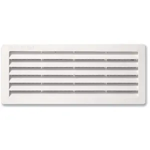 Comparateur de prix : Grilles à encastrer grille menuis. avec moustiq. 90 cm² 230 x 85 mm bl...