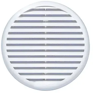 Grille ronde à clips auto-ajustables Ø135mm blanc - Autogyre