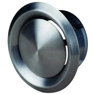 Bouche d'aération réglable inox Ø 125mm Autogyre pas cher