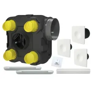 AUTOGYRE KIT VMC SIMPLE FLUX AUTORÉGLABLE À CAPTEURS D'HUMIDITÉ ET POL pas cher