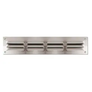 Autogyre Grille de ventilation à persiennes - aluminium anodisé 240 x 50 mmVendu parcastorama
