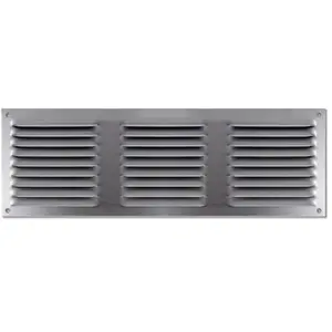 AUTOGYRE Grilles métalliques à persiennes grille persiennes 250 x 250 mm alu an... pas cher