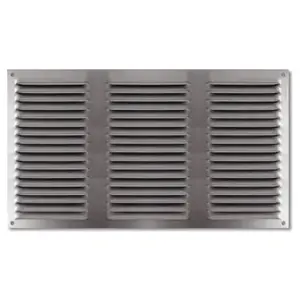 AUTOGYRE Grille de ventilation à persiennes - aluminium anodisé 300 x 200 mmVendu parchampion-direct