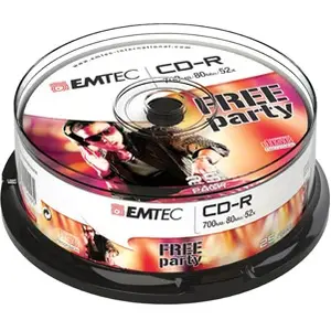 EMTEC Classic - CD-R x 25 - 700 Mo - support de stockage pas cher