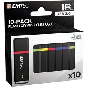 Comparateur de prix : Clé usb 16GB Emtec K100 (Pack de 10 pcs) (ECMMD16GK102P10)