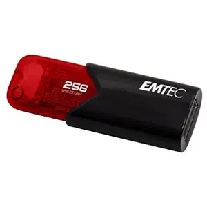 Comparateur de prix : EMTEC B110 Click Easy 3.2 - Clé USB - 256 Go - USB 3.2 Gen 2 - rouge