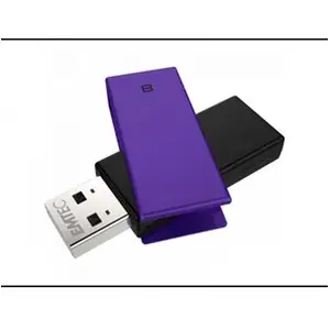 Emtec C350 Brick 2.0 lecteur USB flash 8 Go USB Type-A Noir, Violet