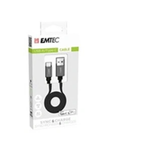 Emtec T700 - Câble USB - USB-C (M) pour USB (M) - 3 A - 1.2 m - plat pas cher