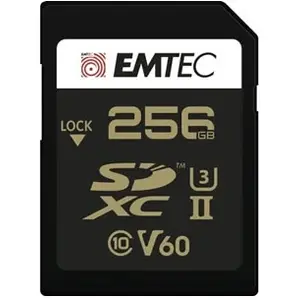 Comparateur de prix : EMTEC - Carte SDXC UHS-II U3 V60 SpeedIN Pro+ ECMSD256GUHS2V60 - Carte...