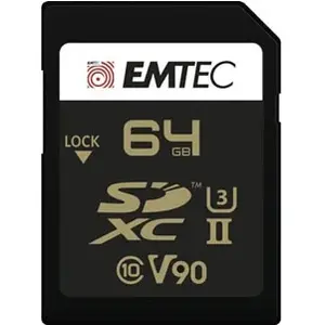 Comparateur de prix : EMTEC V90 Ultra Pro - carte memoire flash - 64 Go - SDXC UHS-II