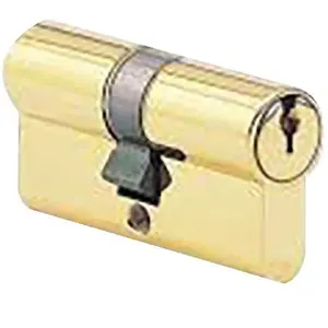 Comparateur de prix : Cylindre à double entrée 30 X 40 mm laiton poli clé sur numero BC4325 ...