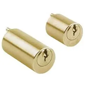 JPM Jeu de cylindres 45mm laiton poli pour verrou trois clés - - 835745-01-0A pas cher