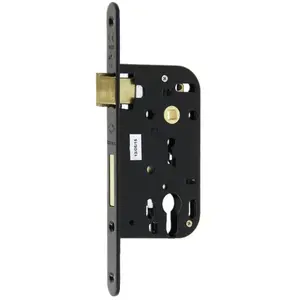 Comparateur de prix : Serrure à larder Multibat à profil européen Axe 50mm finition noir à b...