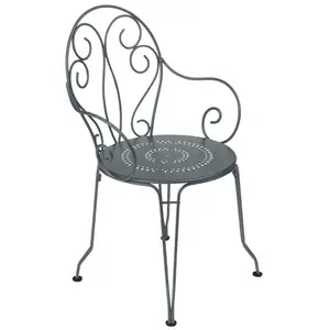 Lot de 2 Fauteuils Empilables Montmartre en Acier FERMOB Métal pas cher