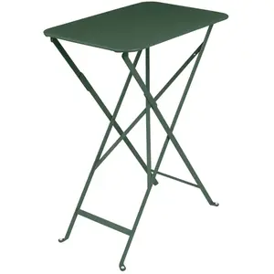 Table Rectangulaire Pliante 57 x 37 cm Bistro en Acier FERMOB Métal pas cher