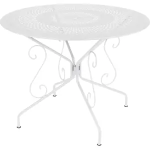 Table Ronde Ø96 cm Montmartre en Acier FERMOB  Métal pas cher