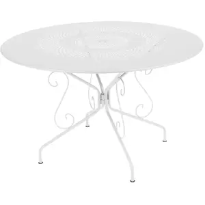 Table Ronde Ø117 cm Montmartre en Acier FERMOB  Métal pas cher