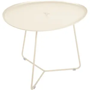 Fermob - Table basse Cocotte - Beige - Aluminium - Designer Studio Fer... pas cher
