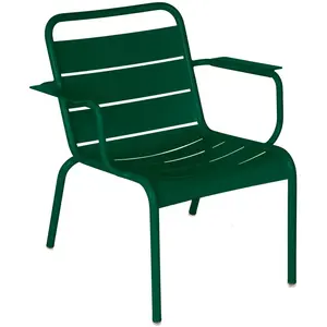 Fermob - Fauteuil lounge Luxembourg - Vert - Aluminium - Designer Fréd... pas cher