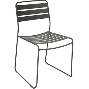 Fermob - Chaise empilable Surprising - Gris - Acier - Designer Harald ... pas cher