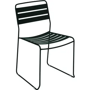 Fermob - Chaise empilable Surprising - Noir - Acier - Designer Harald ... pas cher