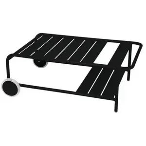 Fermob - Table basse Luxembourg - Noir - Aluminium - Designer Frédéric Sofia