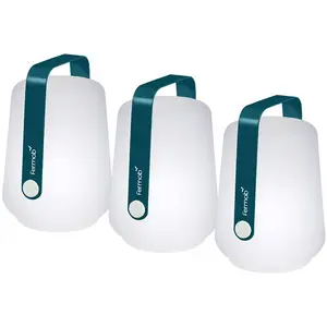 Fermob BALAD-Lot de 3 Lampes nomades LED d'extérieur H12cm