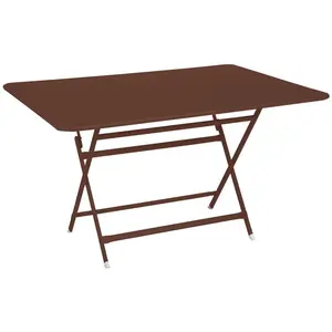 Fermob - Table pliante Caractère - Rouge - Acier - Designer Studio Fermob pas cher
