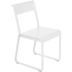 Fermob - Chaise Bellevie - Blanc - Aluminium - Designer Pagnon & Pelha... pas cher