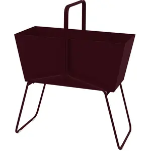 Fermob - Jardinière Basket - Violet - Aluminium - Designer Fabio Meliota pas cher