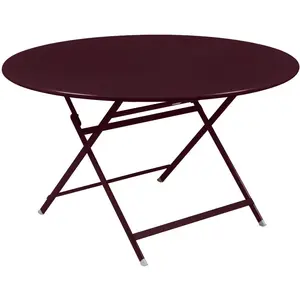 Fermob - Table ronde Caractère - Violet - Acier peint - Designer Studio Fermob pas cher