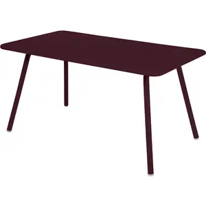 Fermob Table 143x80 Luxembourg Cerise Noire pas cher